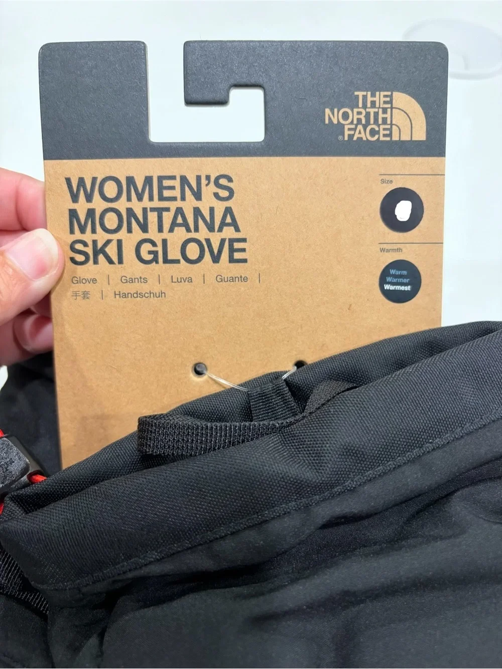 The North Face Women’s Medium Montana Ski Gloves Snow Black NWT Touchscreen